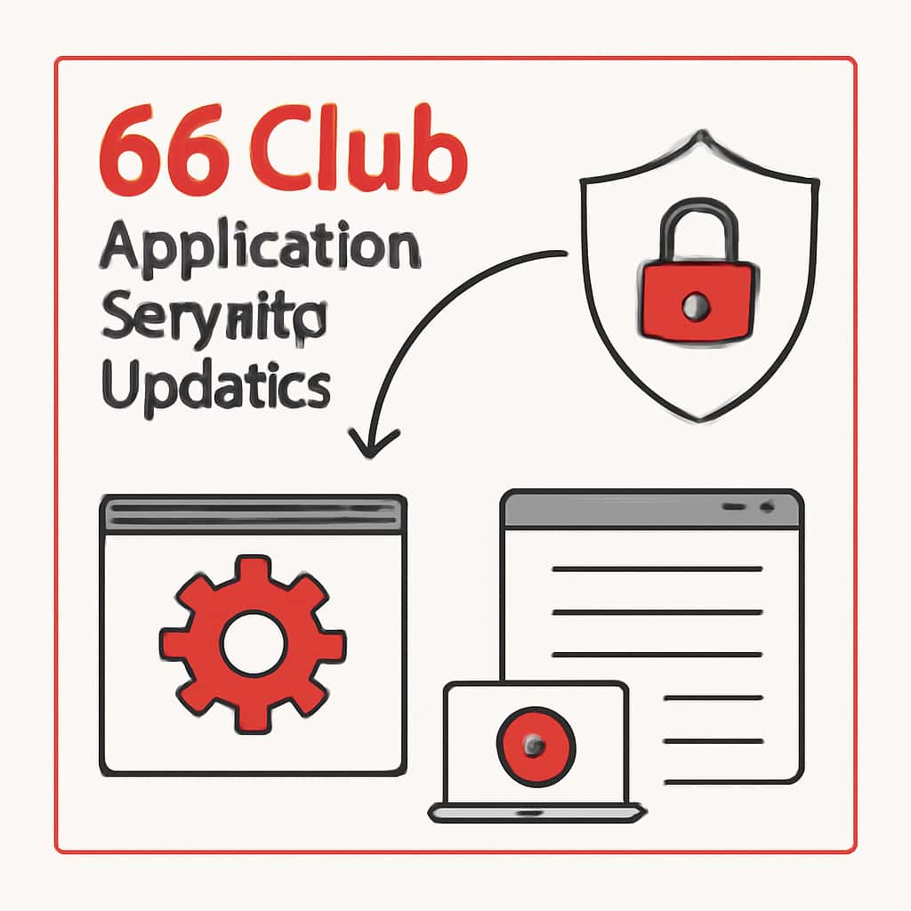 Diagram detailing the security update process for 66 Club.