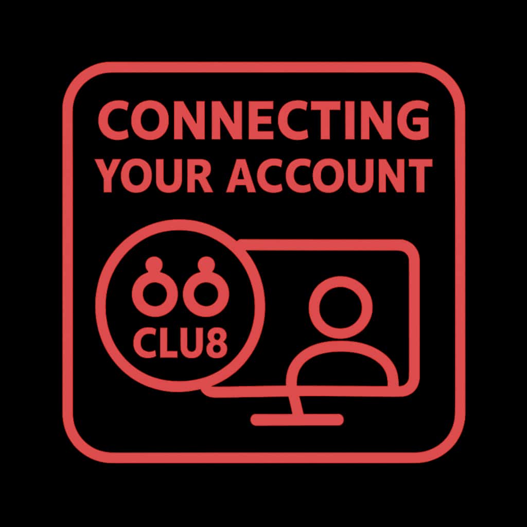 A professional badge representing the guide for Connecting Your 66 Club Account.